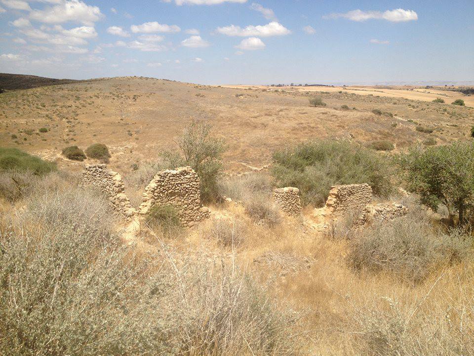 Picture for al-Jammama Village - Palestine: : صوره حديثه سنه 2013...منظر عام لقريه الجمامه ...ما تبقى من بيوت القريه المهجره