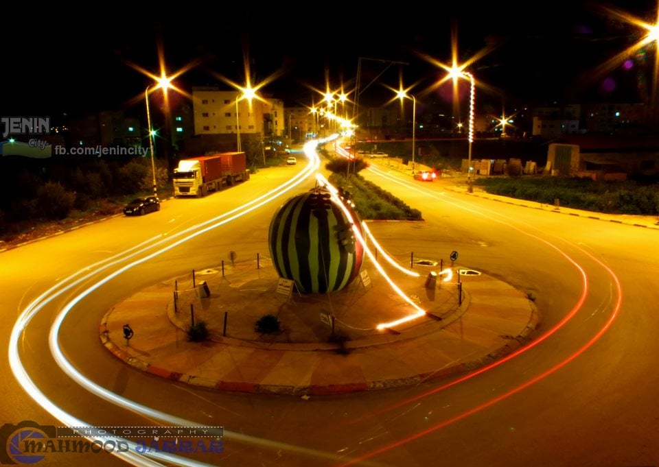 Picture for Kh. Umm Dar Village - Palestine: : منظر عام ليلي