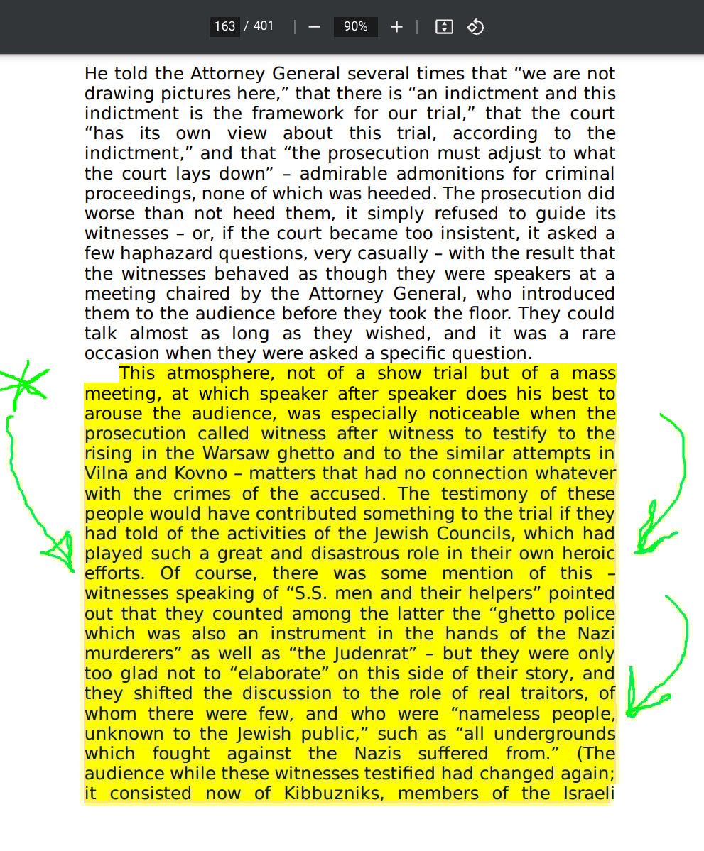 Eichmann in Jerusalem, A Report On The Banality Of Evil by Hannah Arendt page 163