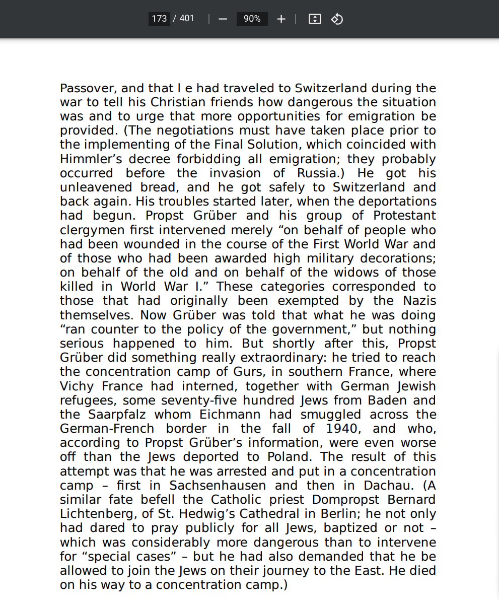 Eichmann in Jerusalem, A Report On The Banality Of Evil by Hannah Arendt page 173