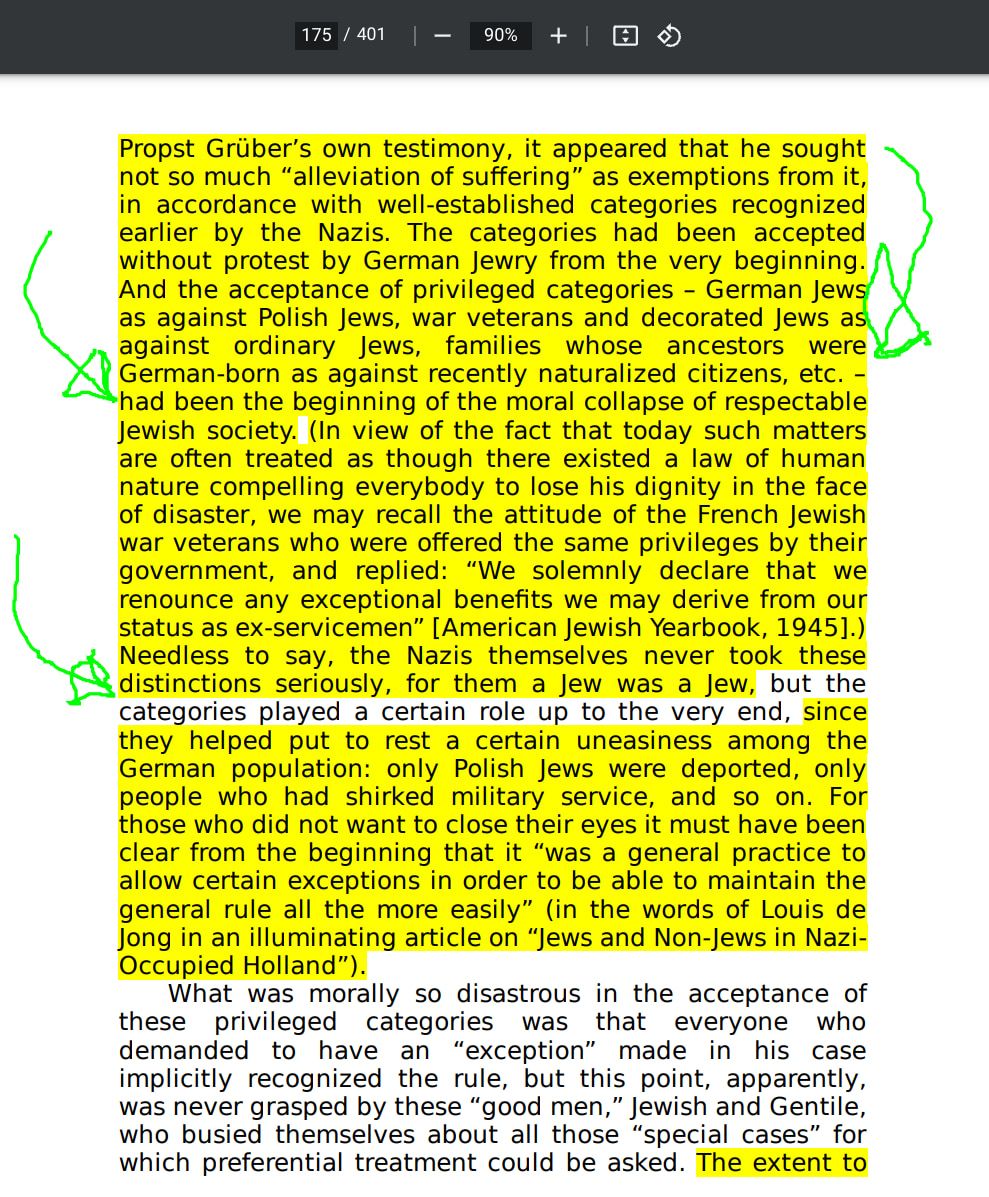 Eichmann in Jerusalem, A Report On The Banality Of Evil by Hannah Arendt page 175
