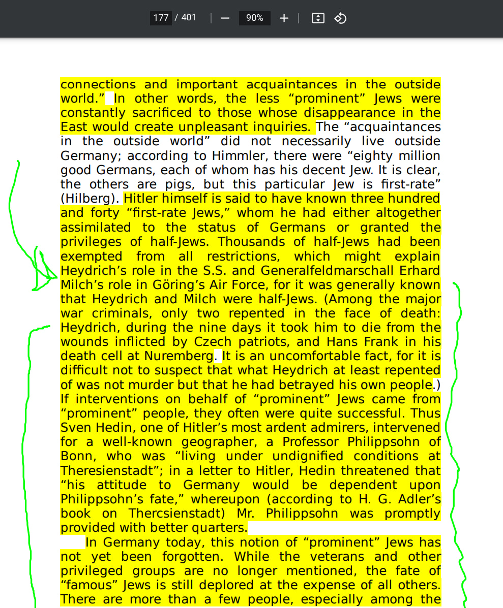 Eichmann in Jerusalem, A Report On The Banality Of Evil by Hannah Arendt page 177