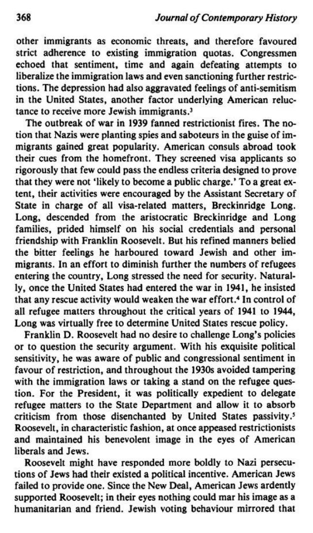 The_Campaign for an American Response To The Nazi Holocaust 1943 - 1945 By Sarah E. Peck page 368